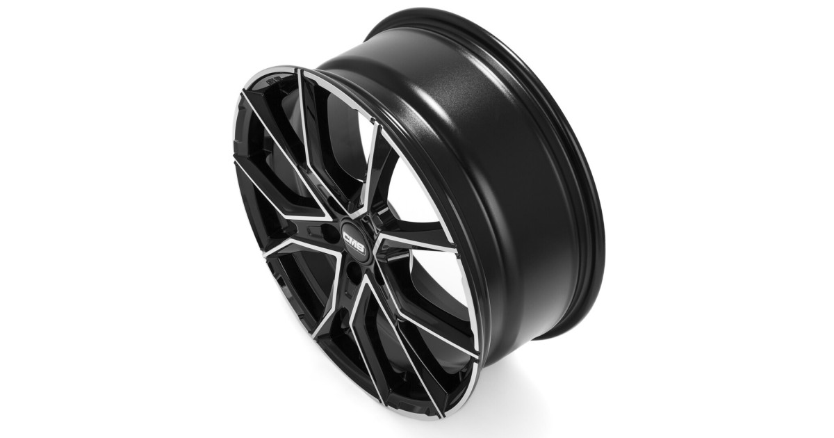 Jante ALU, CMS C33 Diamant Noir Brillant, 8X19 5/112 ET47, Alésage 66.5