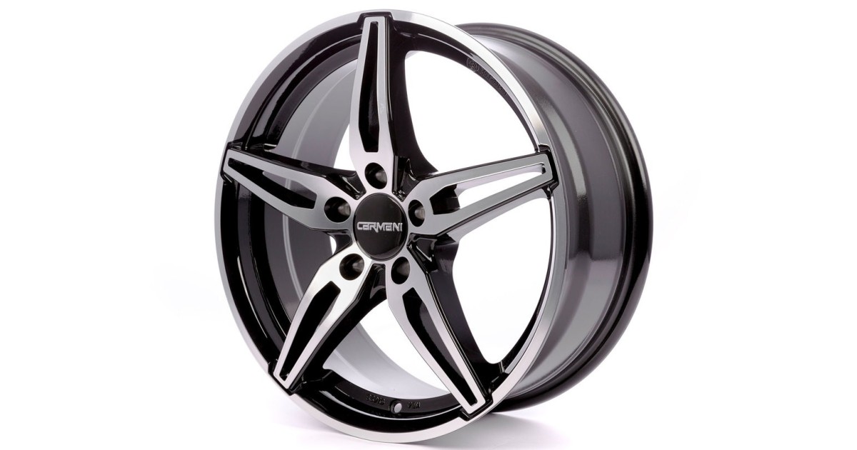 Jante ALU, Carmani 15/BP/ET33 black polish, 6.50X16 5/112 ET33, Alésage 57.10