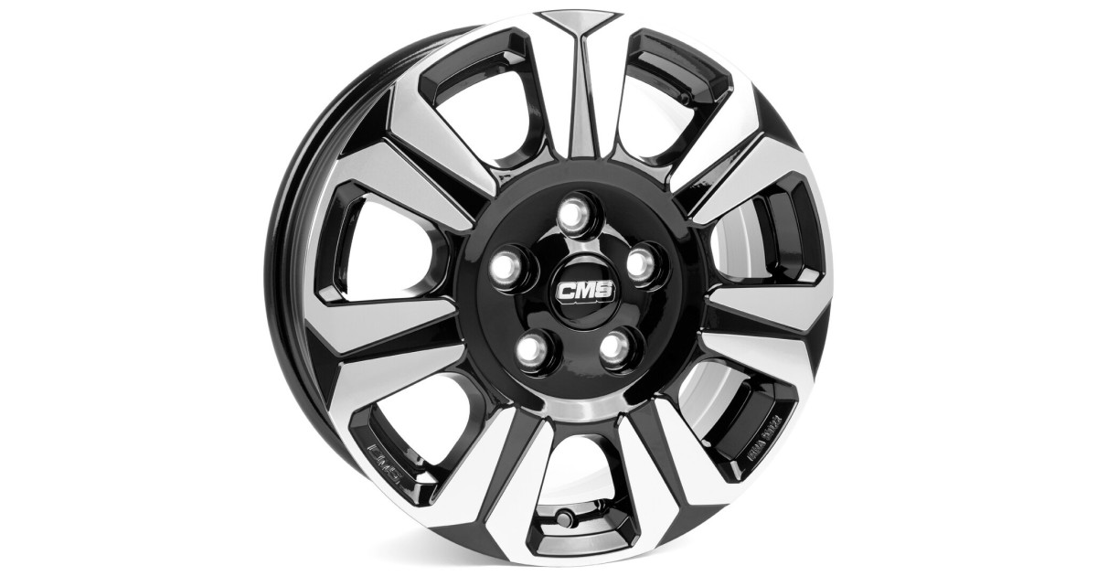 Jante ALU, CMS C31 Diamant Noir Brillant, 6.5X16 5/160 ET60, Alésage 65.1