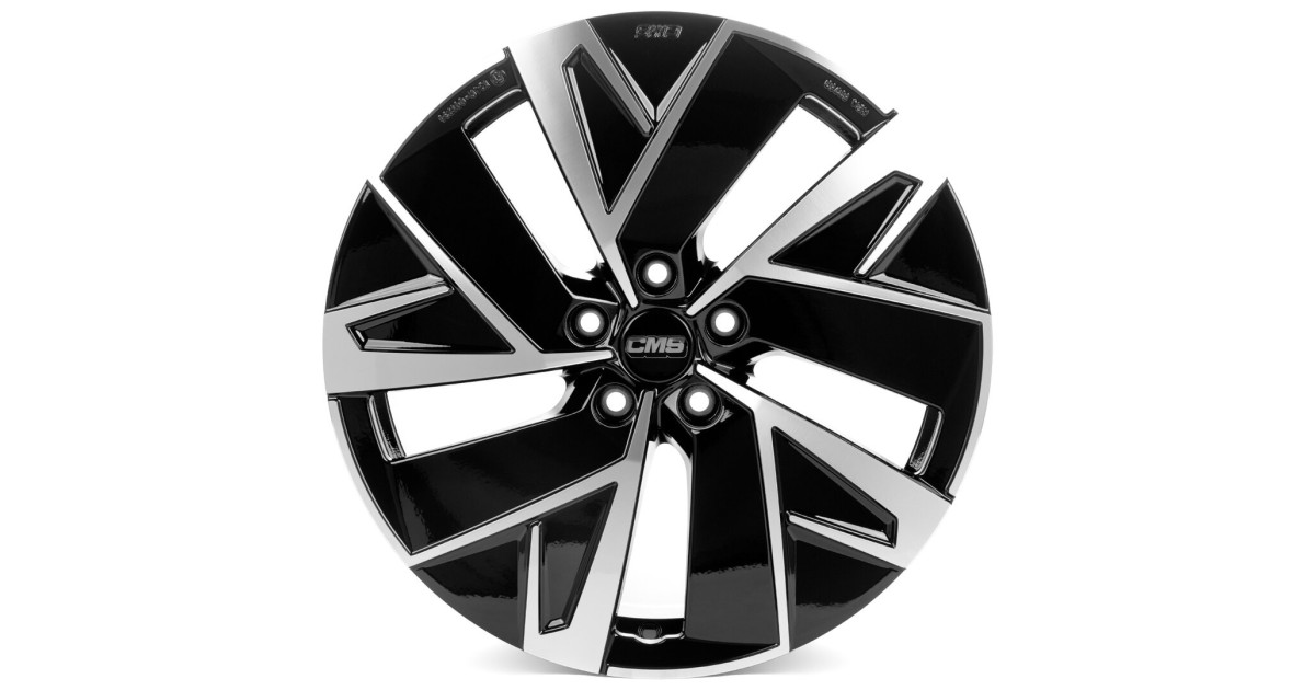 Jante ALU, CMS C32-AERO Diamant Noir Brillant, 7.5X19 5/108 ET50, Alésage 63.4