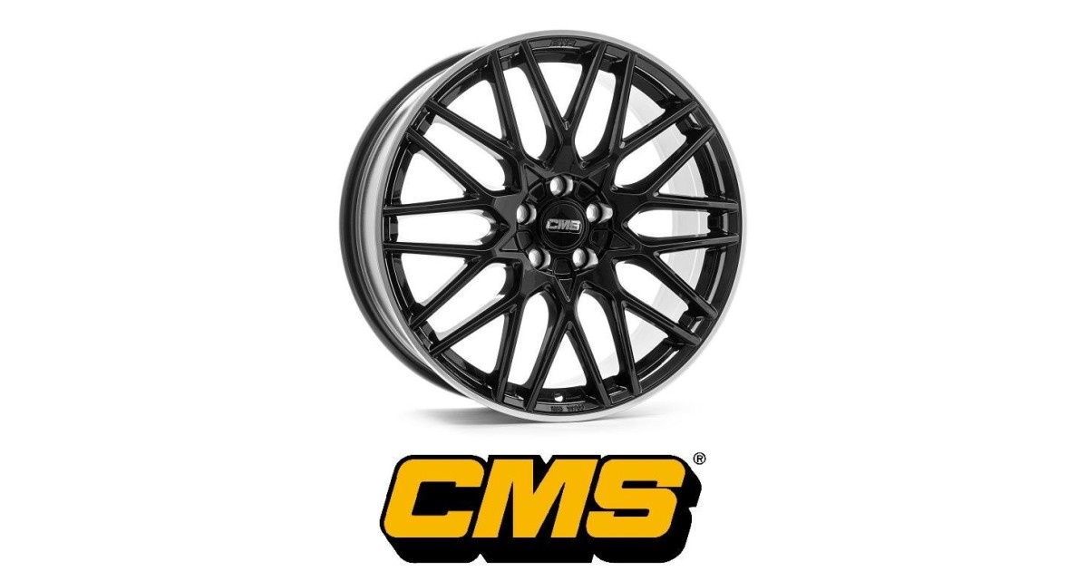 Jante ALU, CMS C25 Noir Bride Poli Brillant, 7.5X18 5/112 ET54, Alésage 66.5