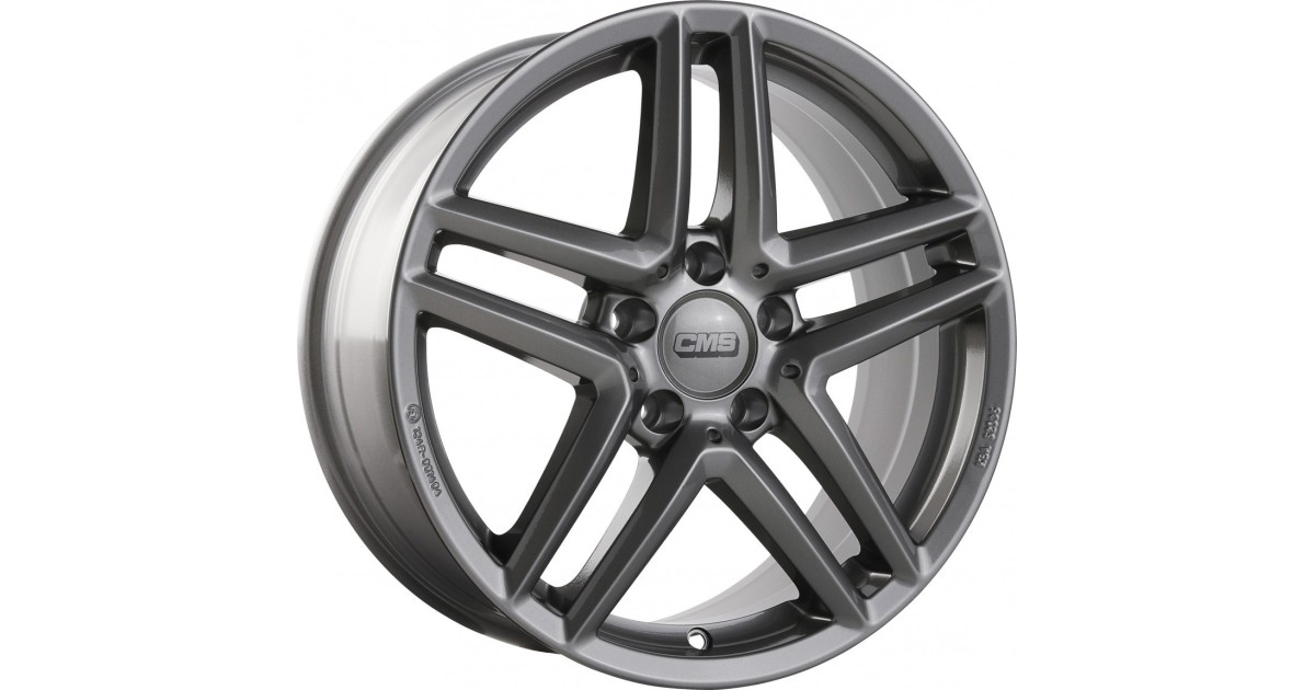 Jante ALU, CMS C27 Titane Brillant, 7X17 5/112 ET45, Alésage 57.1