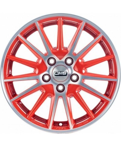 Jante ALU, CMS C23 Diamant Rouge Brillant, 6X15 4/100 ET46, Alésage 54.1