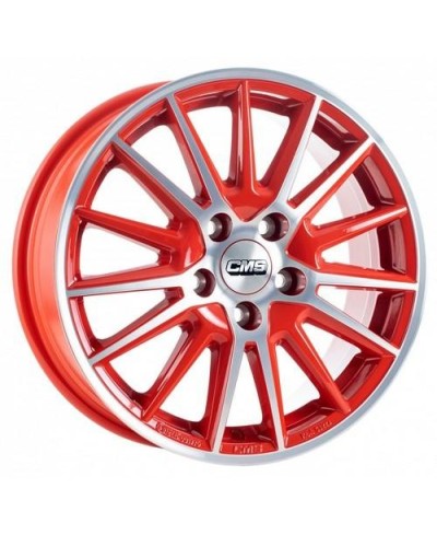 Jante ALU, CMS C23 Diamant Rouge Brillant, 6X15 4/98 ET35, Alésage 58.1