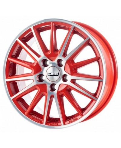 Jante ALU, CMS C23 Diamant Rouge Brillant, 6X15 4/98 ET35, Alésage 58.1