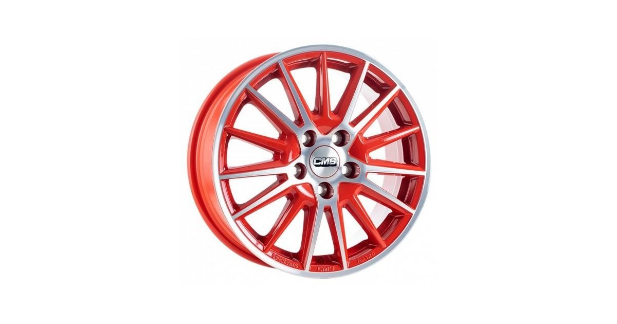 Jante ALU, CMS C23 Diamant Rouge Brillant, 6X15 4/108 ET32, Alésage 65.1