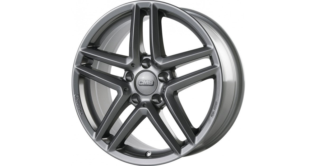 Jante ALU, CMS C27 Titane Brillant, 6.5X16 5/112 ET43, Alésage 57,1