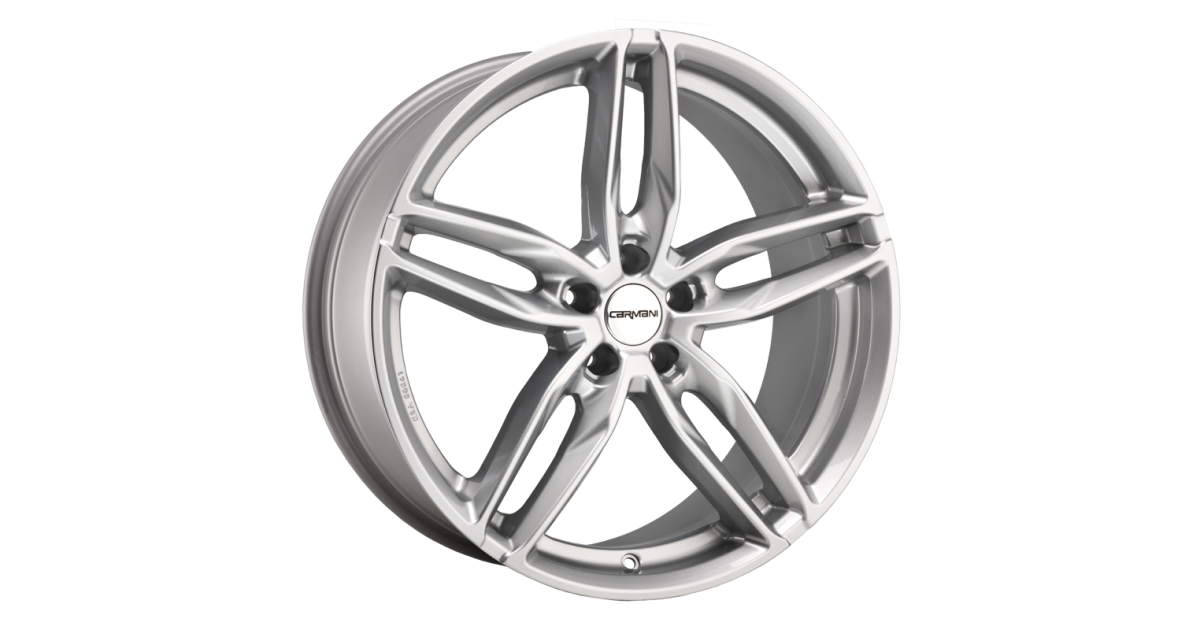 Jante ALU, CARMANI 13 Twinmax white silver , 8,5x19 5/108 ET45 ,alésage 72.5(6)
