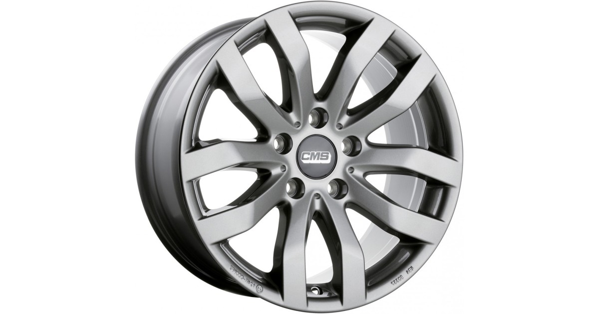 Jante ALU, CMS C22 Titane Brillant, 6.5X16 5/120 ET52, Alésage 65.1