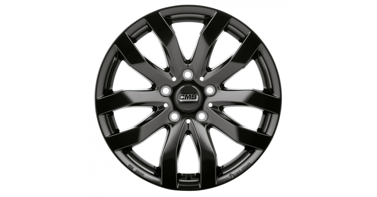 Jante ALU, CMS C22 Noir Brillant, 7.5X17 5/112 ET51, Alésage 57.1