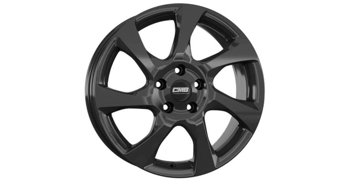 Jante ALU, CMS C24 Noir Brillant, 6.5X16 4/100 ET37, Alésage 67.2