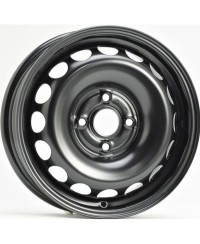 Jante Tole/Acier, ALCAR , No 5770 , NOIR , 4.5X14 , 4X100 ET35 ,Alésage 54.1 (CITROEN C1,PEUGEOT 108,TOYOTA AYGO )