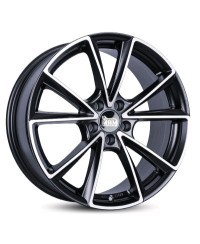 MAM A5 MATT BLACK FRONT POLISH 8x18 5/ 112 ET35 , Alésage 66,6