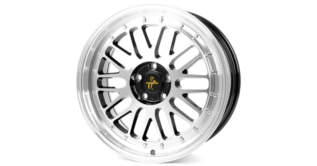 Jante ALU, Keskin Tuning KT22 BLACK FRONT POLISH, 8.5 x 19 5/114.3 ET40, Alésage 72.6