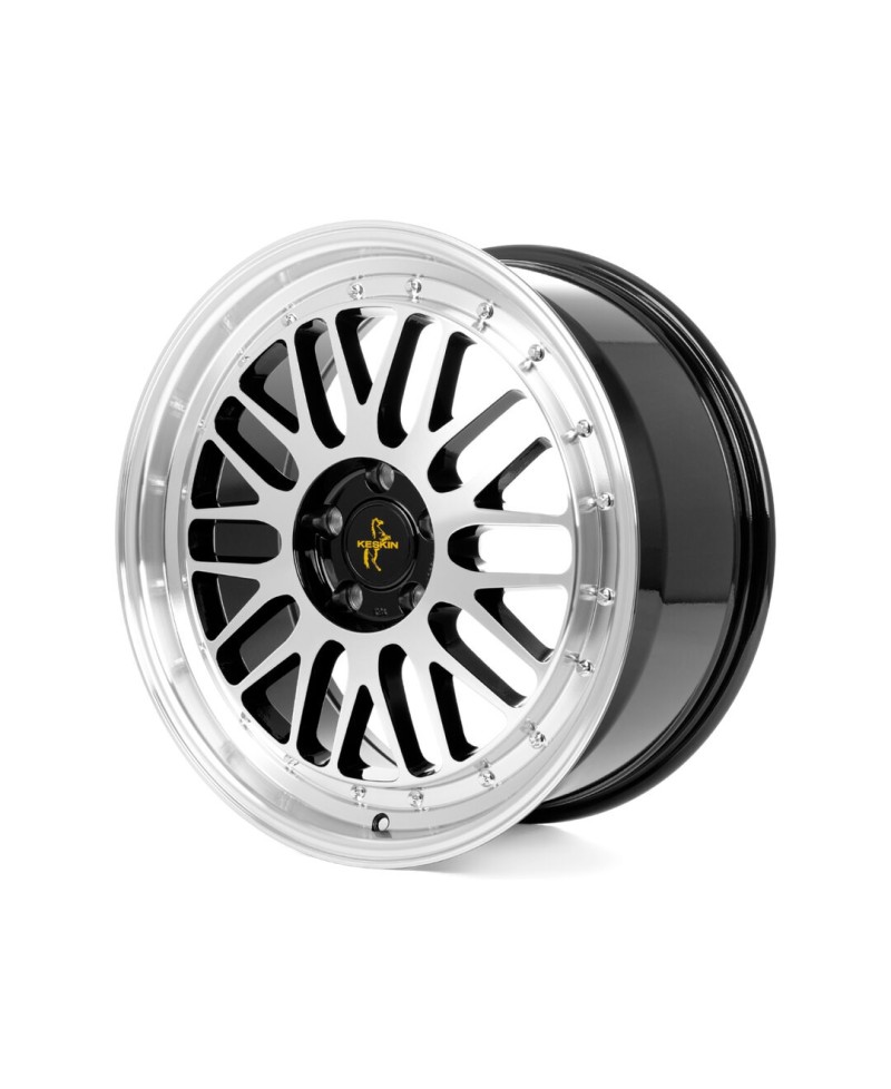Jante ALU, Keskin Tuning KT22 BLACK FRONT POLISH, 8.5 x 19 5/108 ET45, Alésage 72.6
