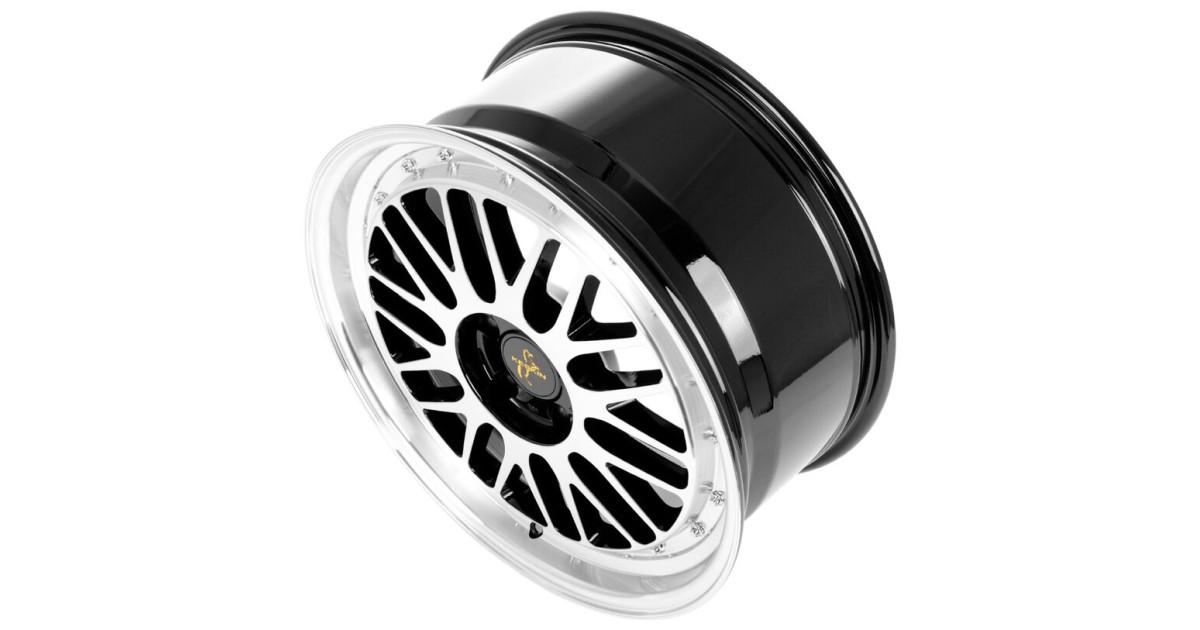 Jante ALU, Keskin Tuning KT22 BLACK FRONT POLISH, 8.5 x 19 5/108 ET45, Alésage 72.6
