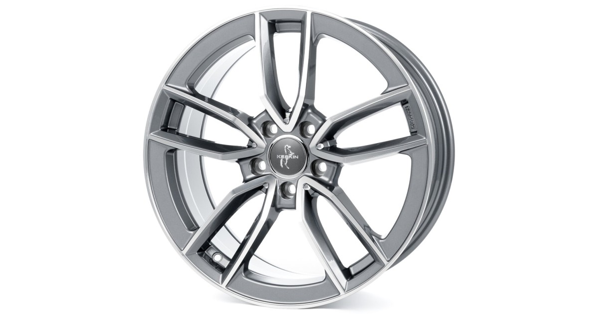 Jante ALU, Keskin Tuning KT21 PALLADIUM FRONT POLISH, 7.5 x 17 5/108 ET45, Alésage 72.6