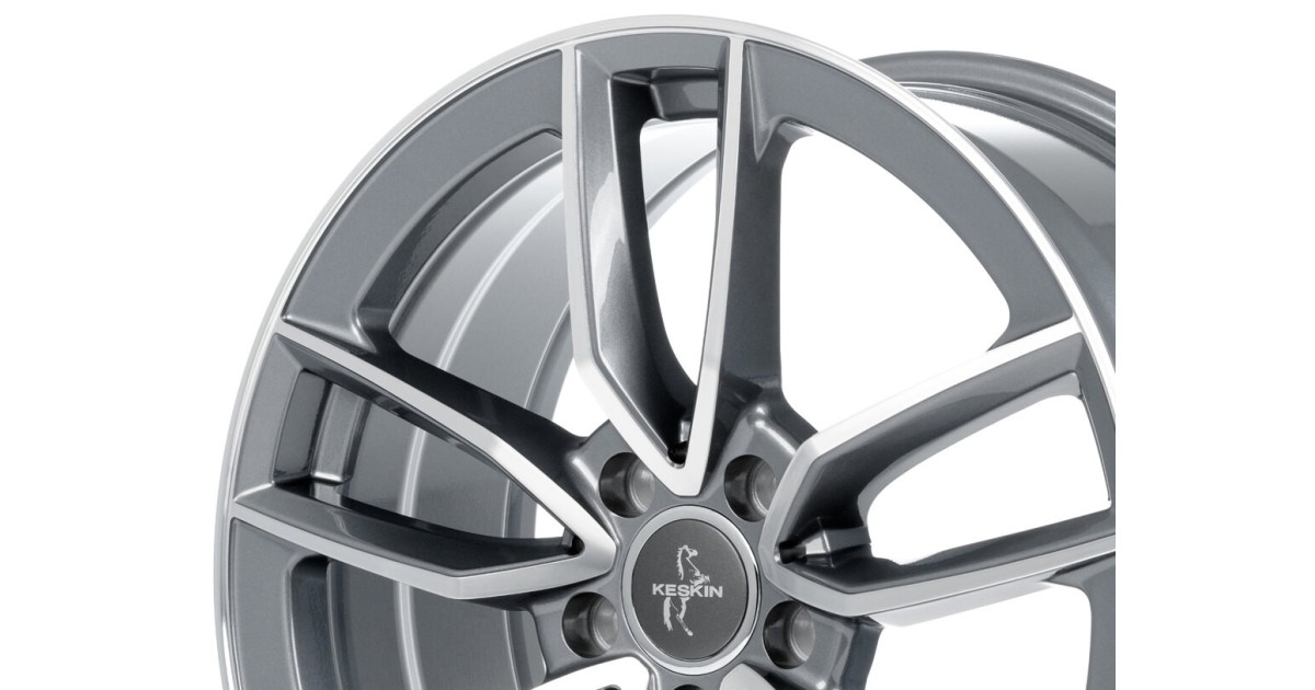 Jante ALU, Keskin Tuning KT21 PALLADIUM FRONT POLISH, 7.5 x 17 5/108 ET45, Alésage 72.6