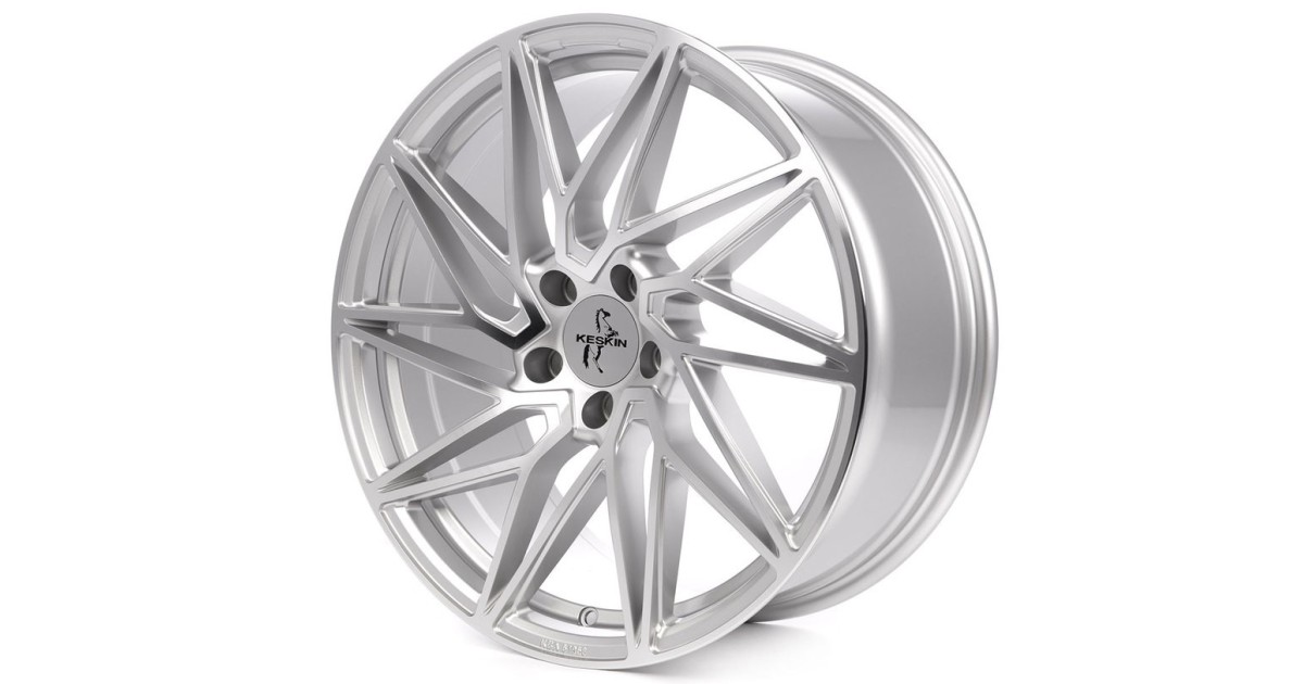KESKIN KT20 Future SILVER FRONT POLISH 8,5x19 5/112 ET45 Alésage 72,6