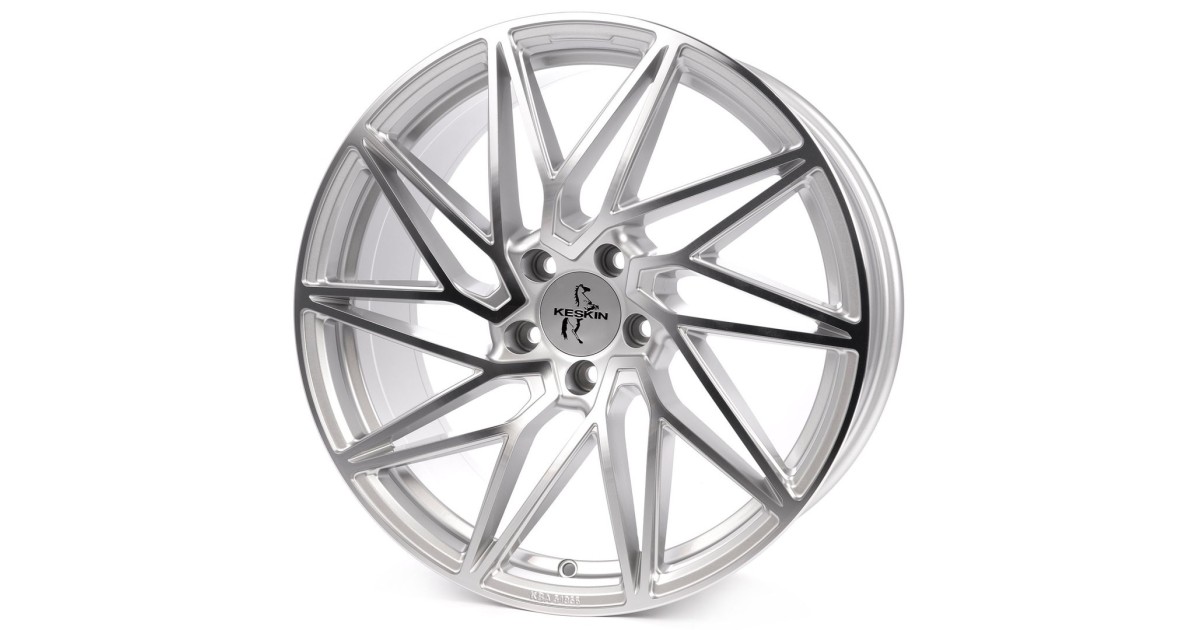 KESKIN KT20 Future SILVER FRONT POLISH 8,5x19 5/112 ET45 Alésage 72,6