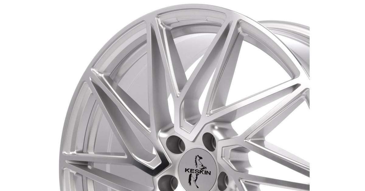 KESKIN KT20 Future SILVER FRONT POLISH 8,5x19 5/112 ET45 Alésage 72,6