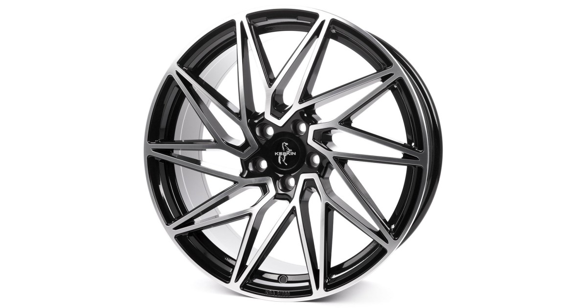 KESKIN KT20 Future BLACK FRONT POLISH 8,5x19 5/108 ET45 Alésage 72,6