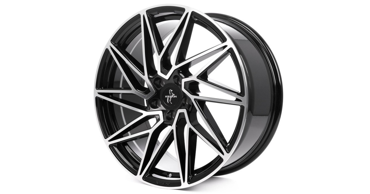 KESKIN KT20 Future BLACK FRONT POLISH 8,5x19 5/108 ET45 Alésage 72,6