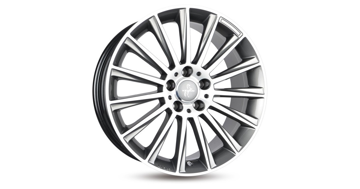 KESKIN KT18 Turbo PALLADIUM FRONT POLISH 8,5x20 5/112 ET30 ,Alésage 66,6