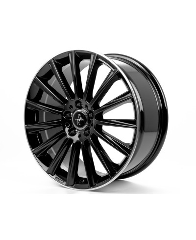 KESKIN KT18 Turbo BLACK LIP POLISH 7x17 5/120 ET35 Alésage 72,6