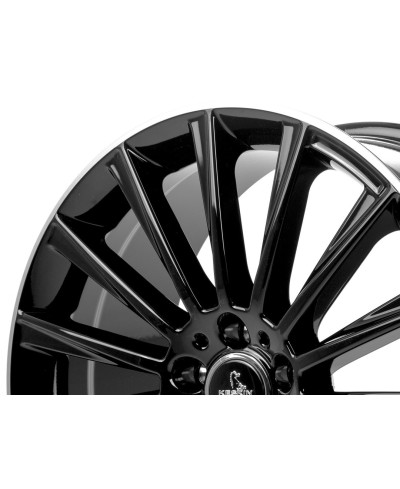KESKIN KT18 Turbo BLACK LIP POLISH 7x17 5/120 ET35 Alésage 72,6