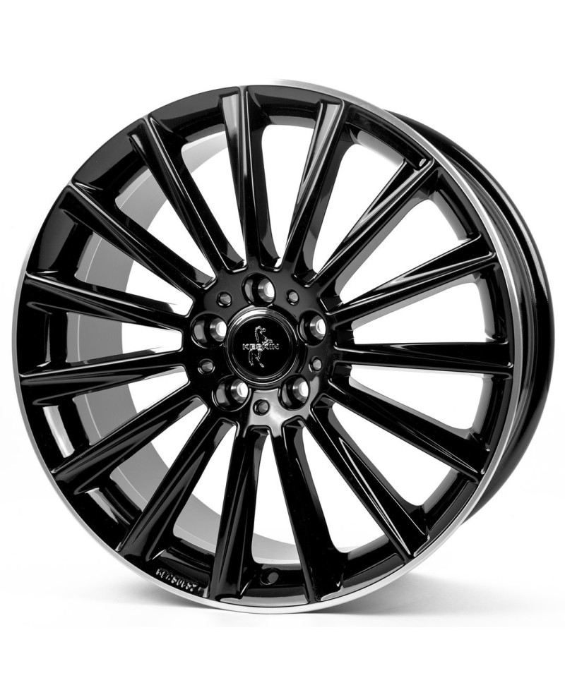 KESKIN KT18 Turbo BLACK LIP POLISH 7x17 5/114,3 ET40 Alésage 72,6