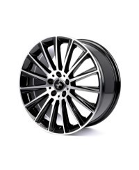KESKIN KT18 Turbo BLACK FRONT POLISH 9,5x20 5/120 ET35 Alésage 72,6