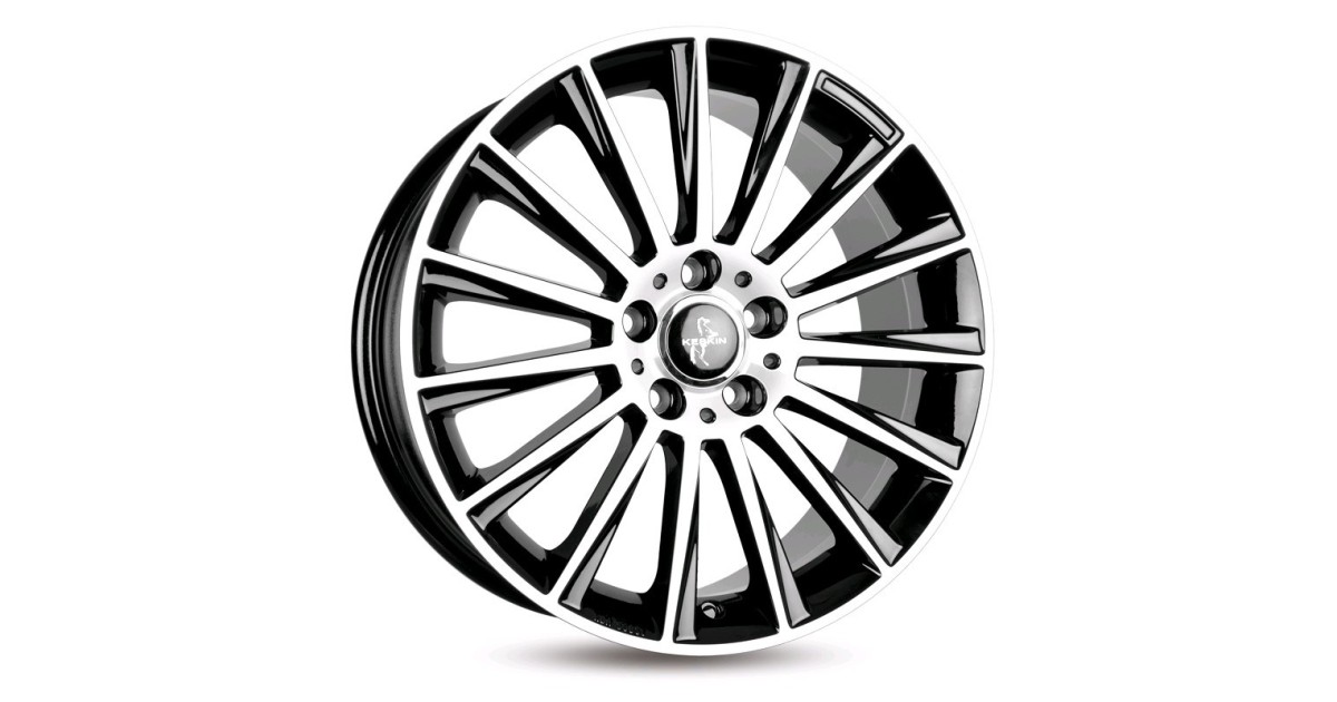 Jante ALU, Keskin Tuning KT18 BLACK FRONT POLISH, 10.0 x 22 5/130 ET50, Alésage 71.5
