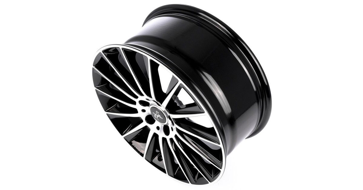 Jante ALU, Keskin Tuning KT18 BLACK FRONT POLISH, 10.0 x 22 5/112 ET20, Alésage 66.6