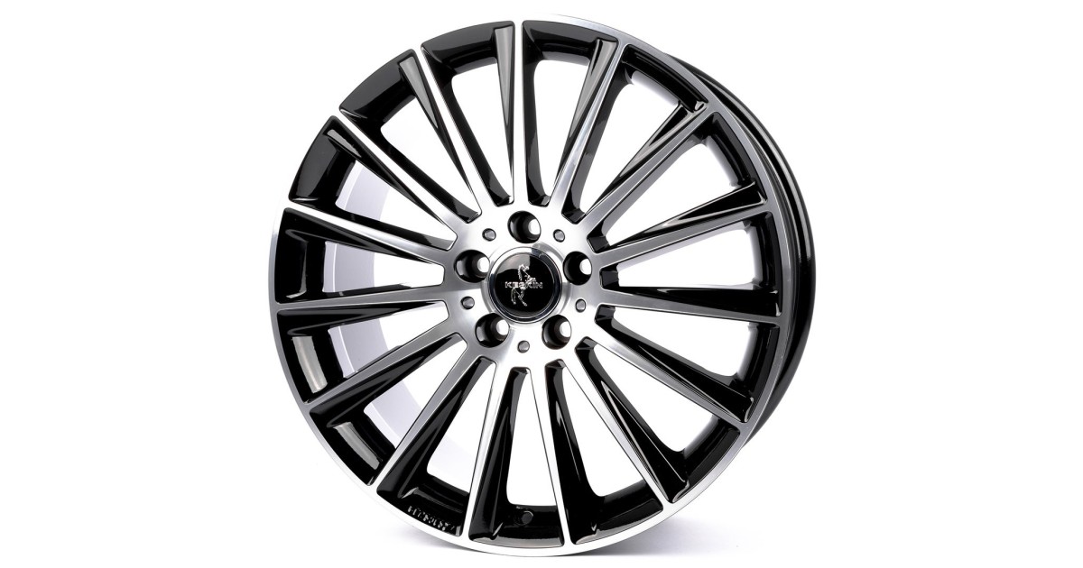 KESKIN KT18 Turbo BLACK FRONT POLISH 7x17 5/108 ET48 Alésage 72,6
