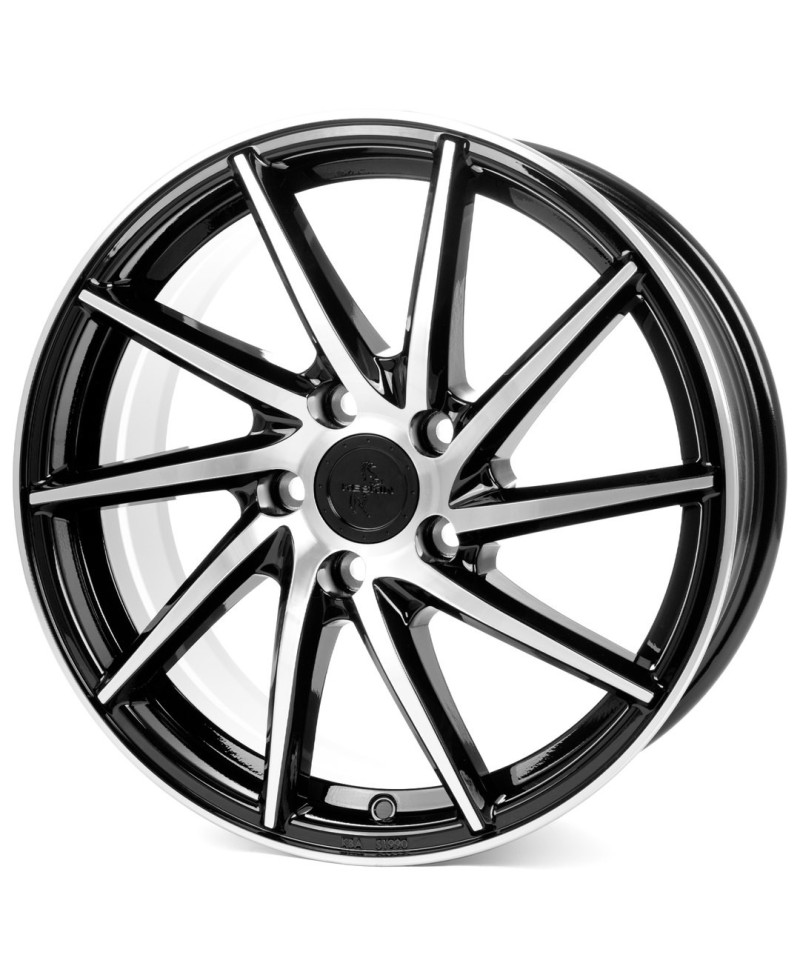 Jante ALU, Keskin Tuning KT17S BLACK FRONT POLISH, 7.5 x 17 5/112 ET50, Alésage 66.6