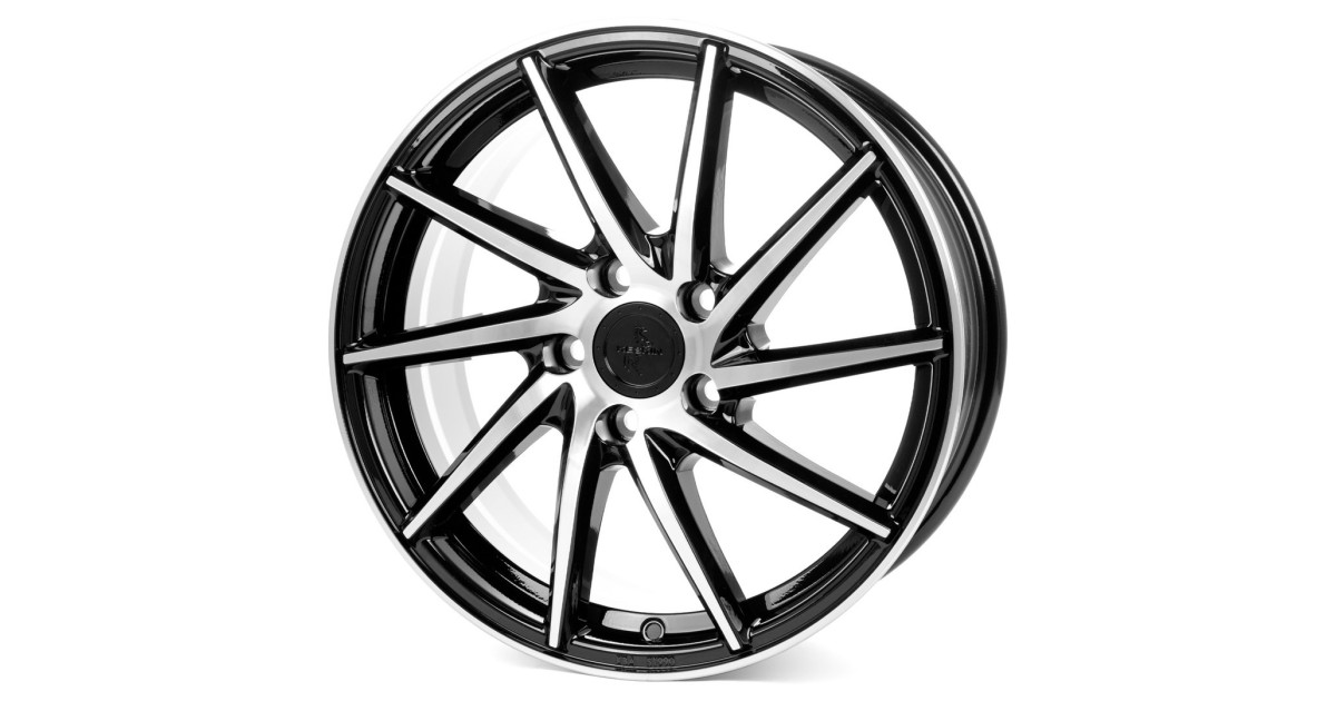 Jante ALU, Keskin Tuning KT17S BLACK FRONT POLISH, 7.5 x 17 5/112 ET50, Alésage 66.6