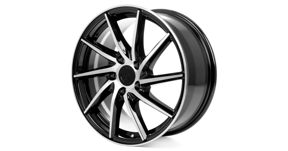 Jante ALU, Keskin Tuning KT17S BLACK FRONT POLISH, 7.5 x 17 5/112 ET50, Alésage 66.6