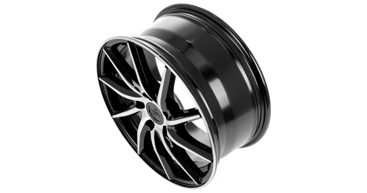 Jante ALU, Keskin Tuning KT17S BLACK FRONT POLISH, 7.5 x 17 5/112 ET50, Alésage 66.6
