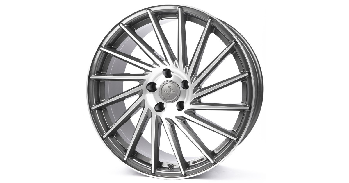KESKIN KT17 Hurricane PALLADIUM FRONT POLISH 8,5x19 5/114,3 ET40 Alésage 72.6