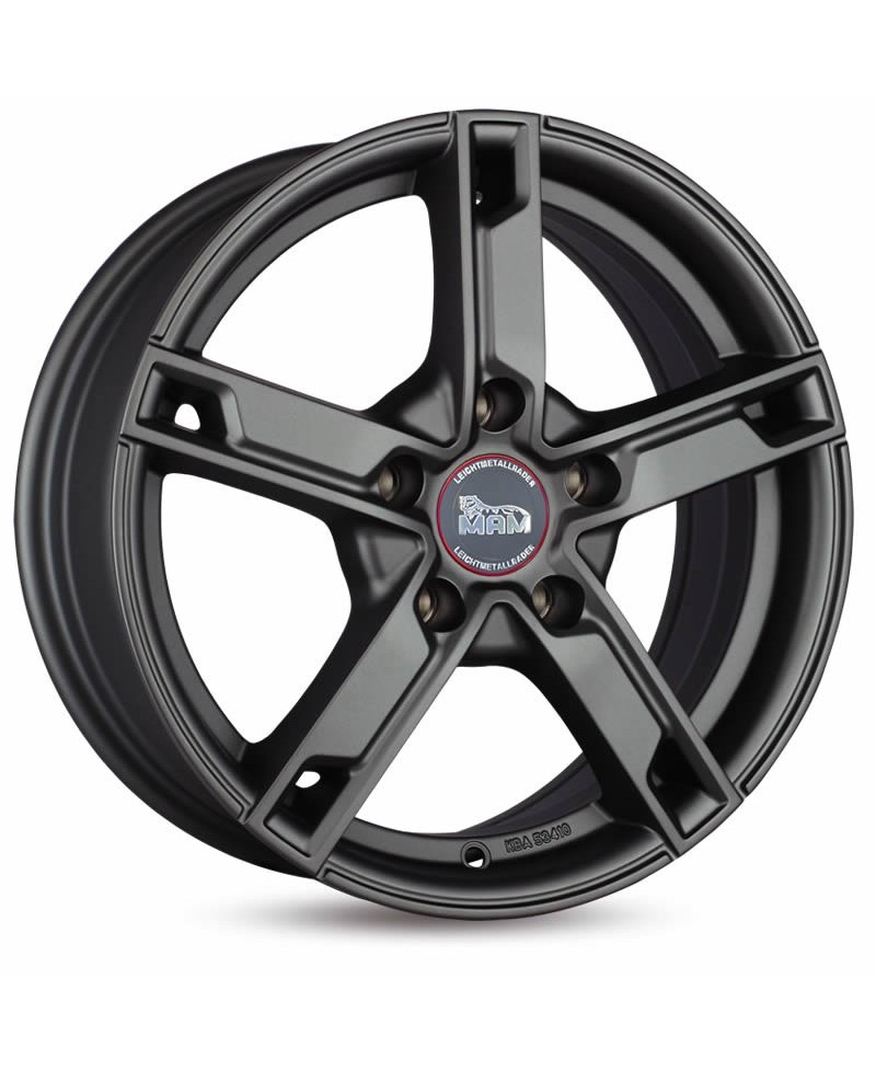 Jante ALU, MAM W4 MATT GREY, 7.0 x 17 5/105 ET40, Alésage 56.6