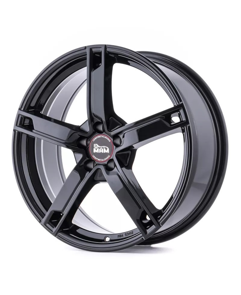 MAM W4 BLACK PAINTED 7,5x18 5/112 ET44 , Alésage 66,6