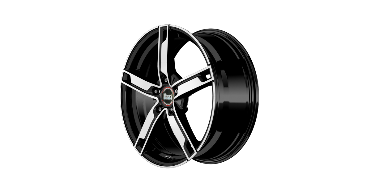 MAM W4 BLACK FRONT POLISH 6,5x16 5/108 ET38 ,Alésage 72,6