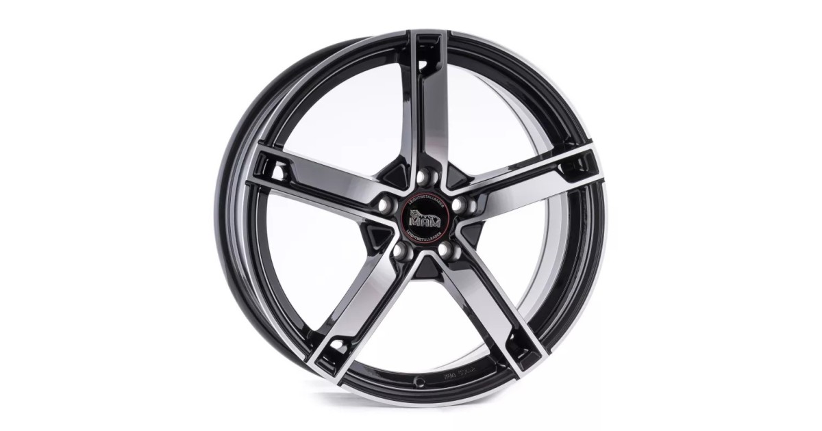 MAM W4 BLACK FRONT POLISH 6,5x16 4/100 ET35 ,Alésage 63,4
