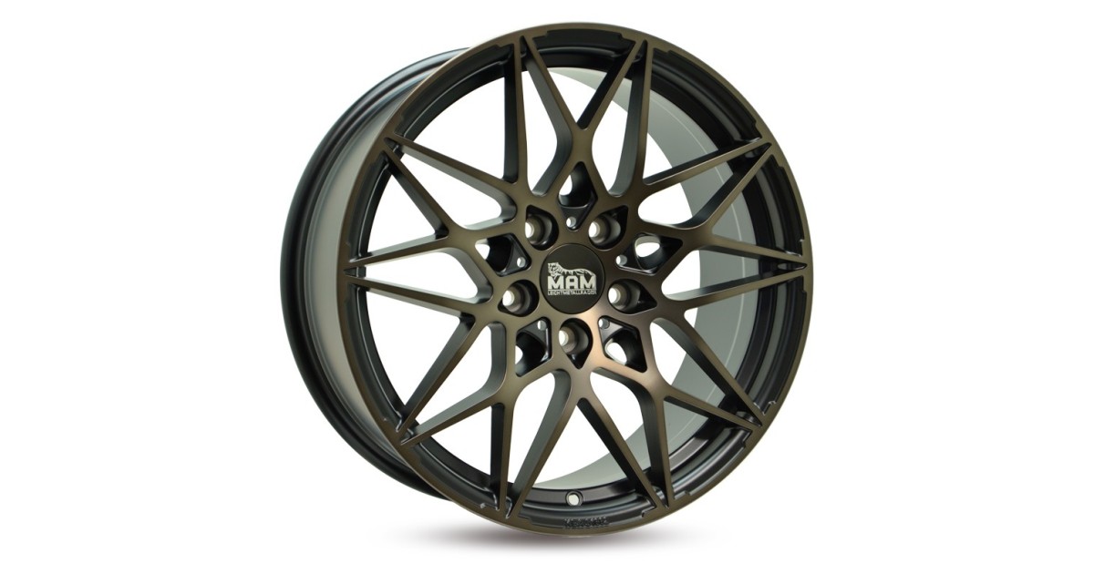 MAM B2 MATT BLACK BRONZE 8,5x19 5/120 ET35 Alésage 72,6