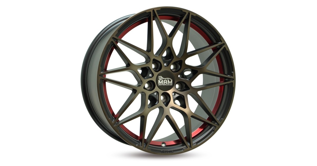 MAM B2 BRONZE RED INSIDE 8x18 5/112 ET30 Alésage 72,6