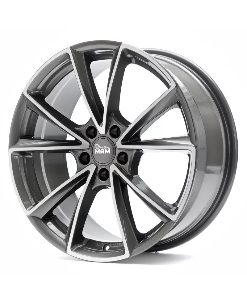 MAM A5 PALLADIUM FRONT POLISH 8x19 5/ 112 ET45 , Alésage 66,6