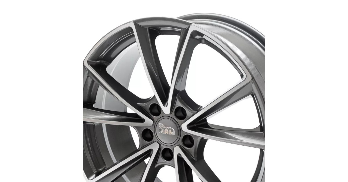 MAM A5 PALLADIUM FRONT POLISH 8x19 5/ 112 ET30 , Alésage 66,6