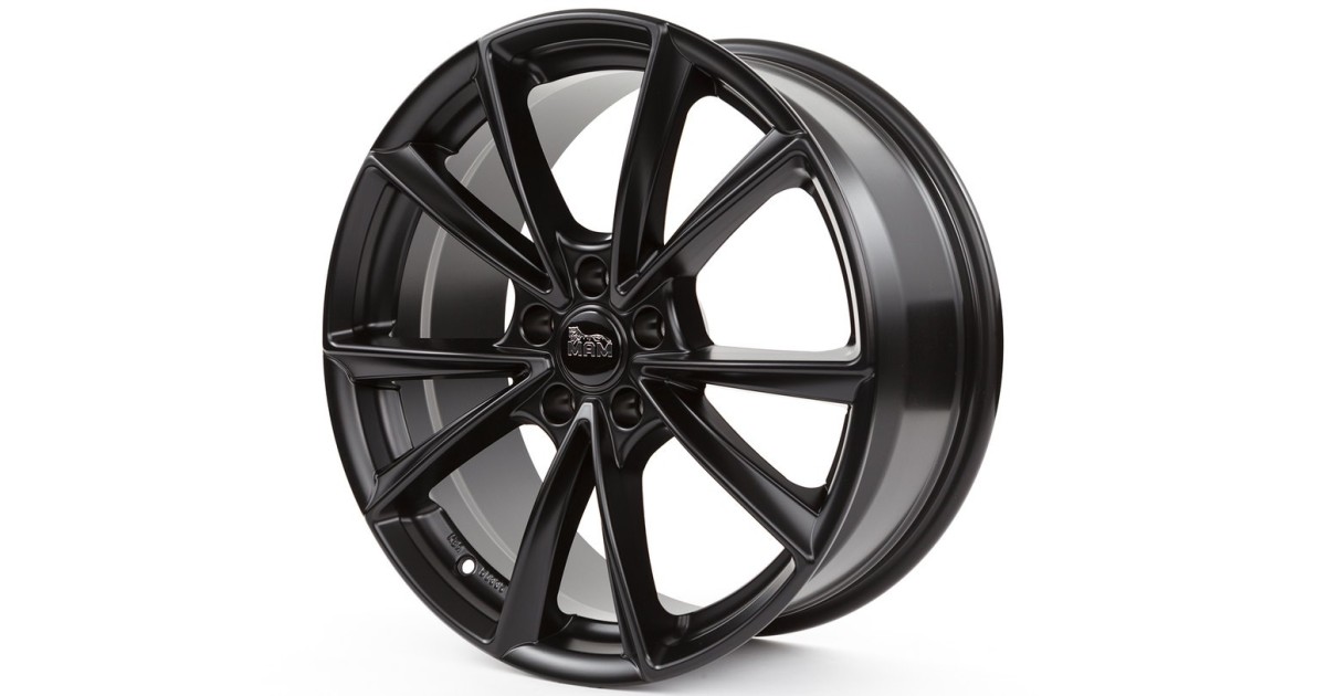 MAM A5 MATT BLACK PAINTED 8,5x20 5/112 ET30 Alésage 66,6