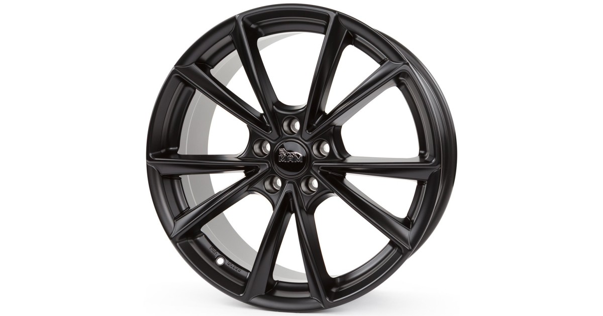 MAM A5 MATT BLACK PAINTED 8,5x20 5/112 ET30 Alésage 66,6
